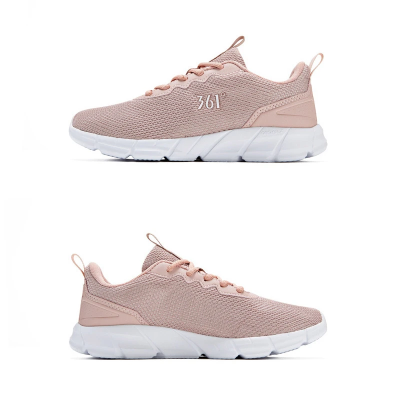 361 Degrees Women Running Sports Shoes Mesh Breathable Casual Lightweight Cushioning Shock Absorption Sneakers Female 681832280