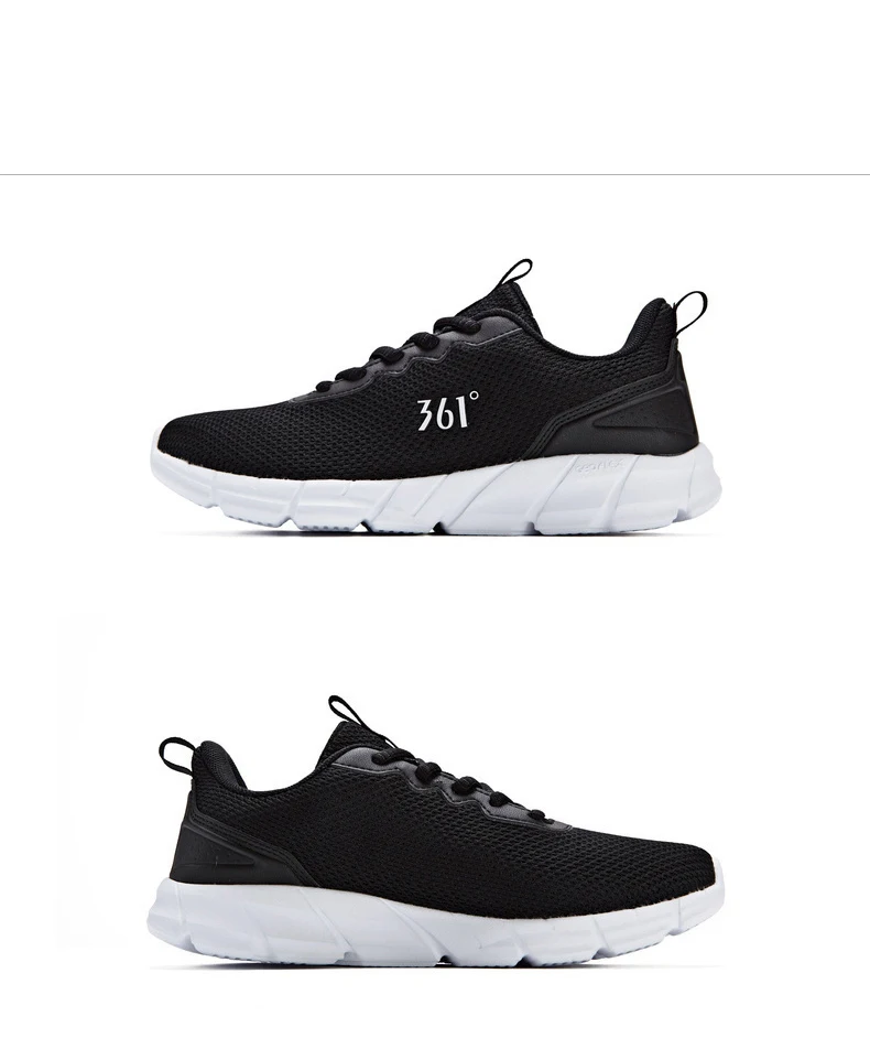 361 Degrees Women Running Sports Shoes Mesh Breathable Casual Lightweight Cushioning Shock Absorption Sneakers Female 681832280