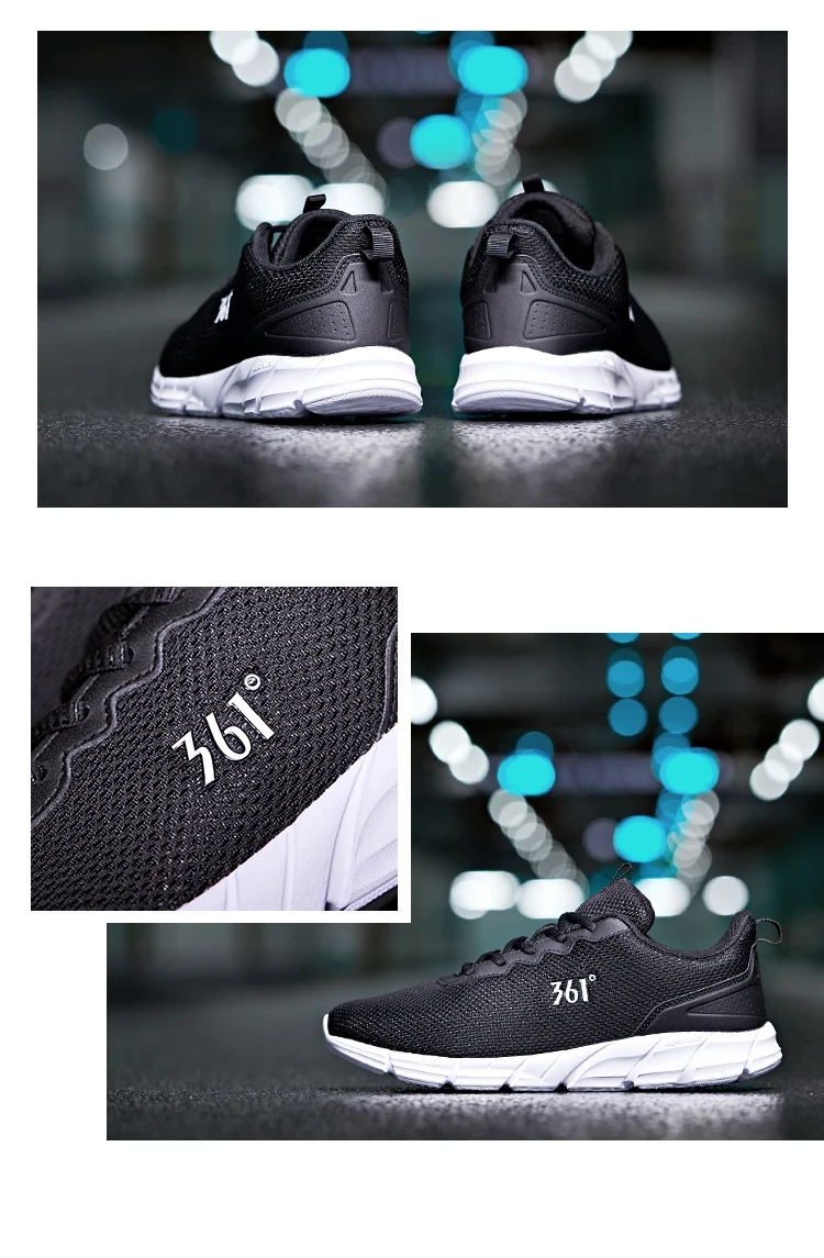 361 Degrees Women Running Sports Shoes Mesh Breathable Casual Lightweight Cushioning Shock Absorption Sneakers Female 681832280