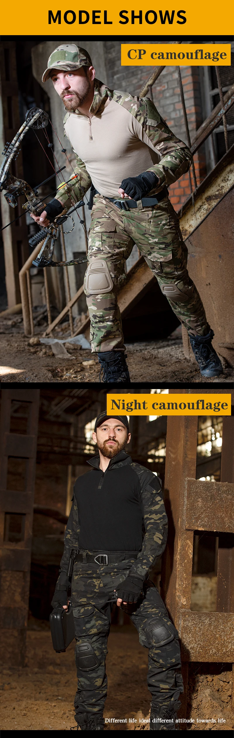 HAN WILD Outdoor Climbing Uniform Camouflage Suit Tactical Shirt Combat Pants Airsoft Paintball Equipment Clothes Plus 8XL