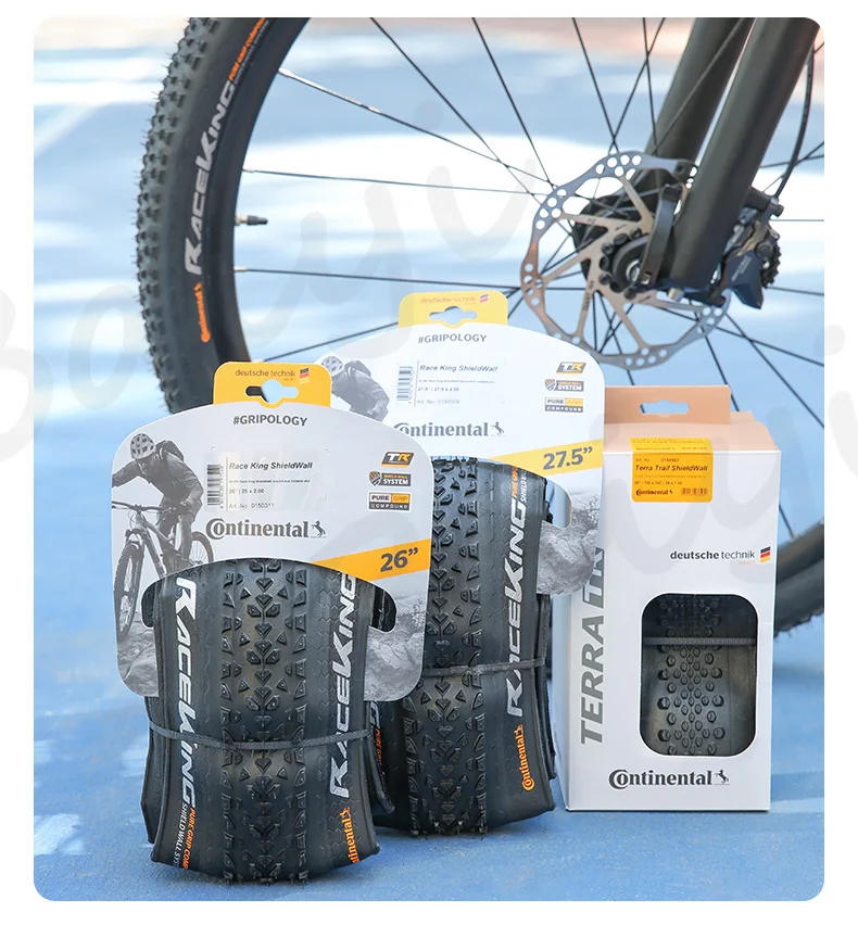 Continental Race King Tire Rim 29 26 27 MTB 180TPI Bicycle Folding Tire Anti Puncture Mountain Bike Tubeless Tyre Pneu Aro 29