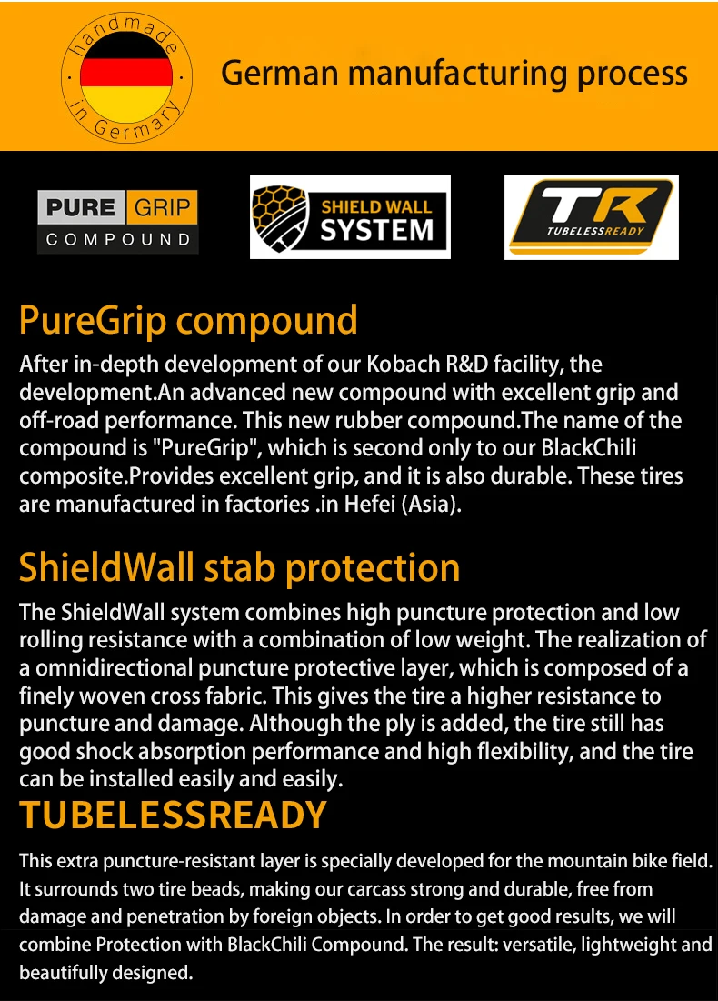 Continental Race King Tire Rim 29 26 27 MTB 180TPI Bicycle Folding Tire Anti Puncture Mountain Bike Tubeless Tyre Pneu Aro 29