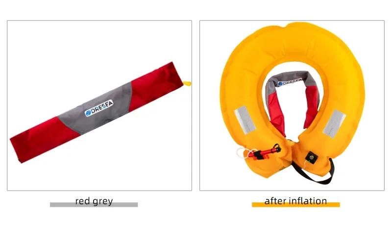 Daiseanuo Life Jacket Safety Belt Manual Inflatable Waist Bag Automatic Life Vest PFD for Canoeing Boating Fishing Kayaking