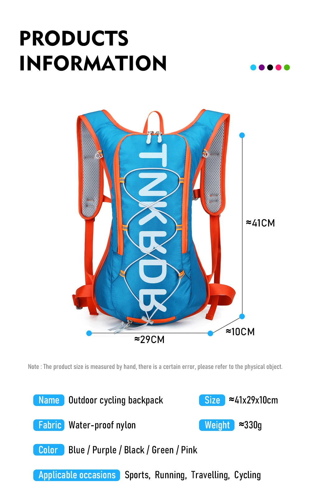 ThinkRider Cycling Backpack 12L Bicycle Bags Water Bag Outdoor Sport Climbing Hiking MTB Road Bike Hydration Backpack