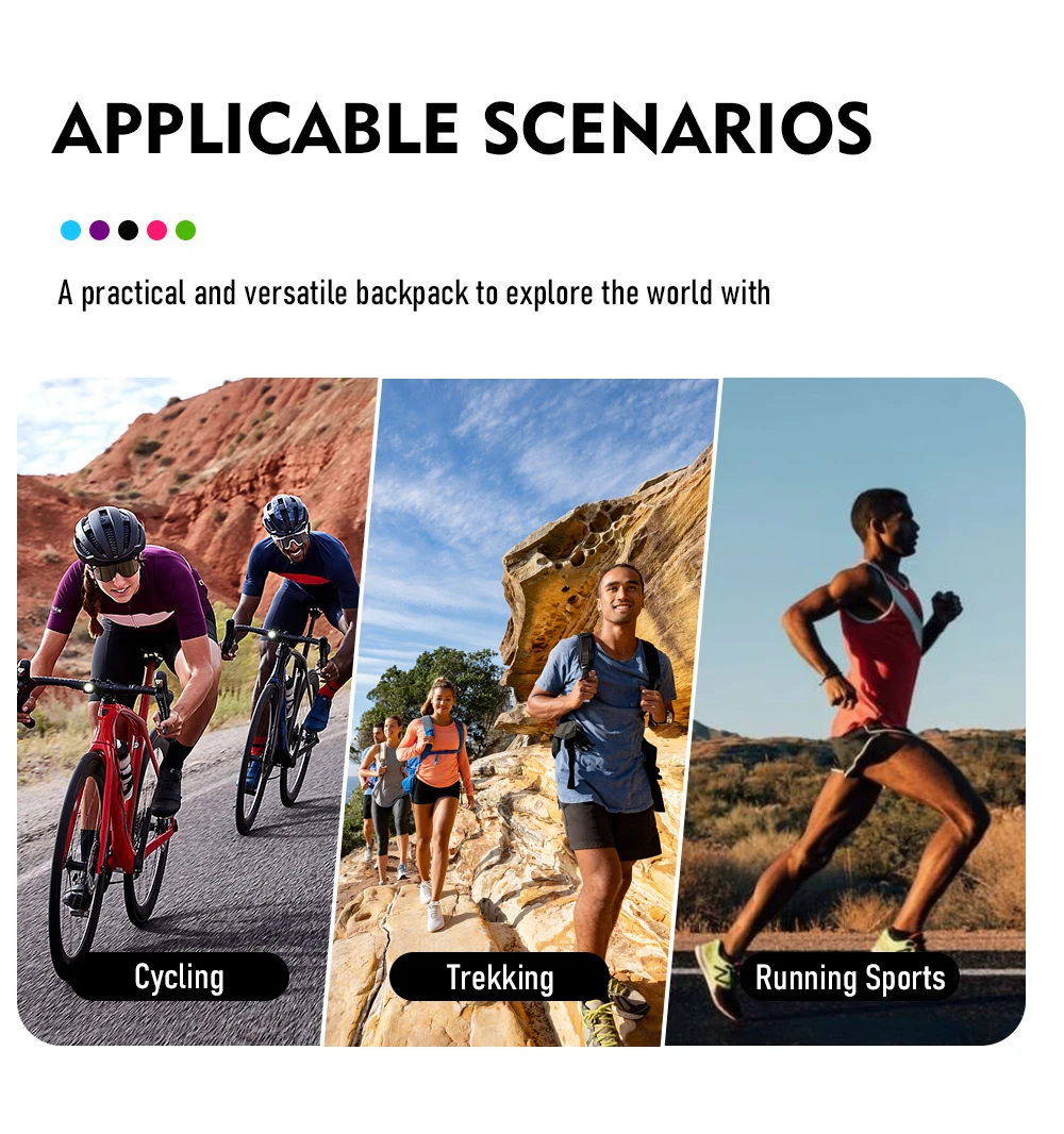 ThinkRider Cycling Backpack 12L Bicycle Bags Water Bag Outdoor Sport Climbing Hiking MTB Road Bike Hydration Backpack