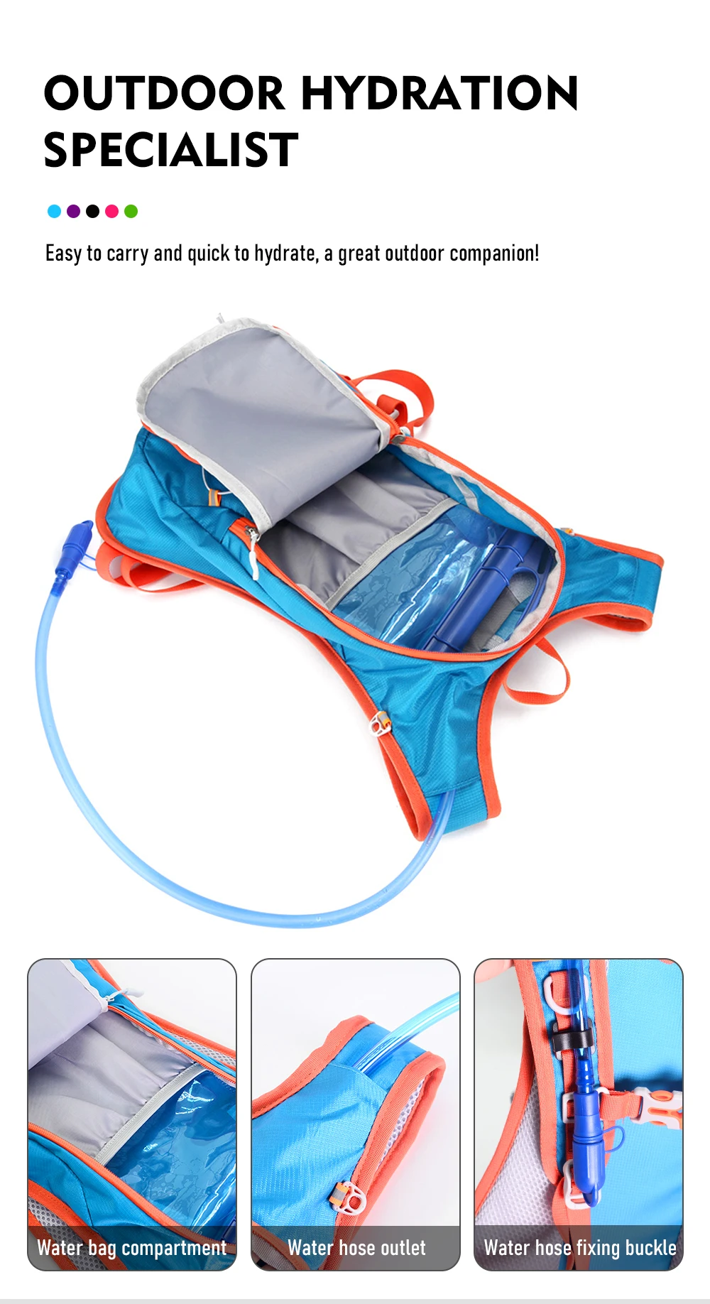 ThinkRider Cycling Backpack 12L Bicycle Bags Water Bag Outdoor Sport Climbing Hiking MTB Road Bike Hydration Backpack