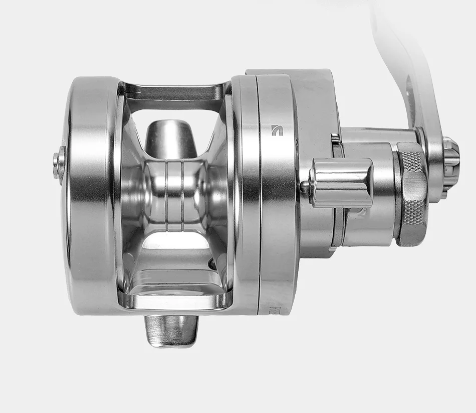 NOEBY Slow Jigging Reel CNC Metal Body High Speed Gear Ratio Max Drag 25kg Boat Saltwater Fishing Reel