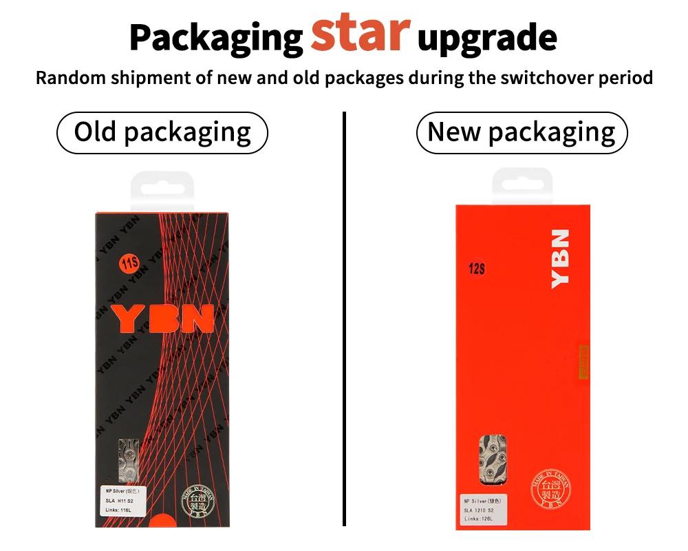 YBN 12speed SLA1210  bicycle chain for road mountain biking, compatible with SRAM SHIMANO Campagnolo 12speed transmission system