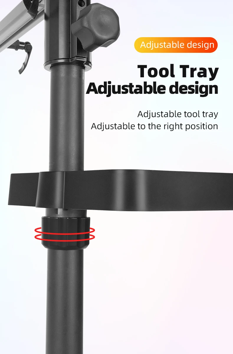 ROCKBROS Bicycle Repair Stand Aluminum Alloy Bike Work Stand Bike Rack Holder MTB Road Bicycle Maintenance Repair Tools Rack