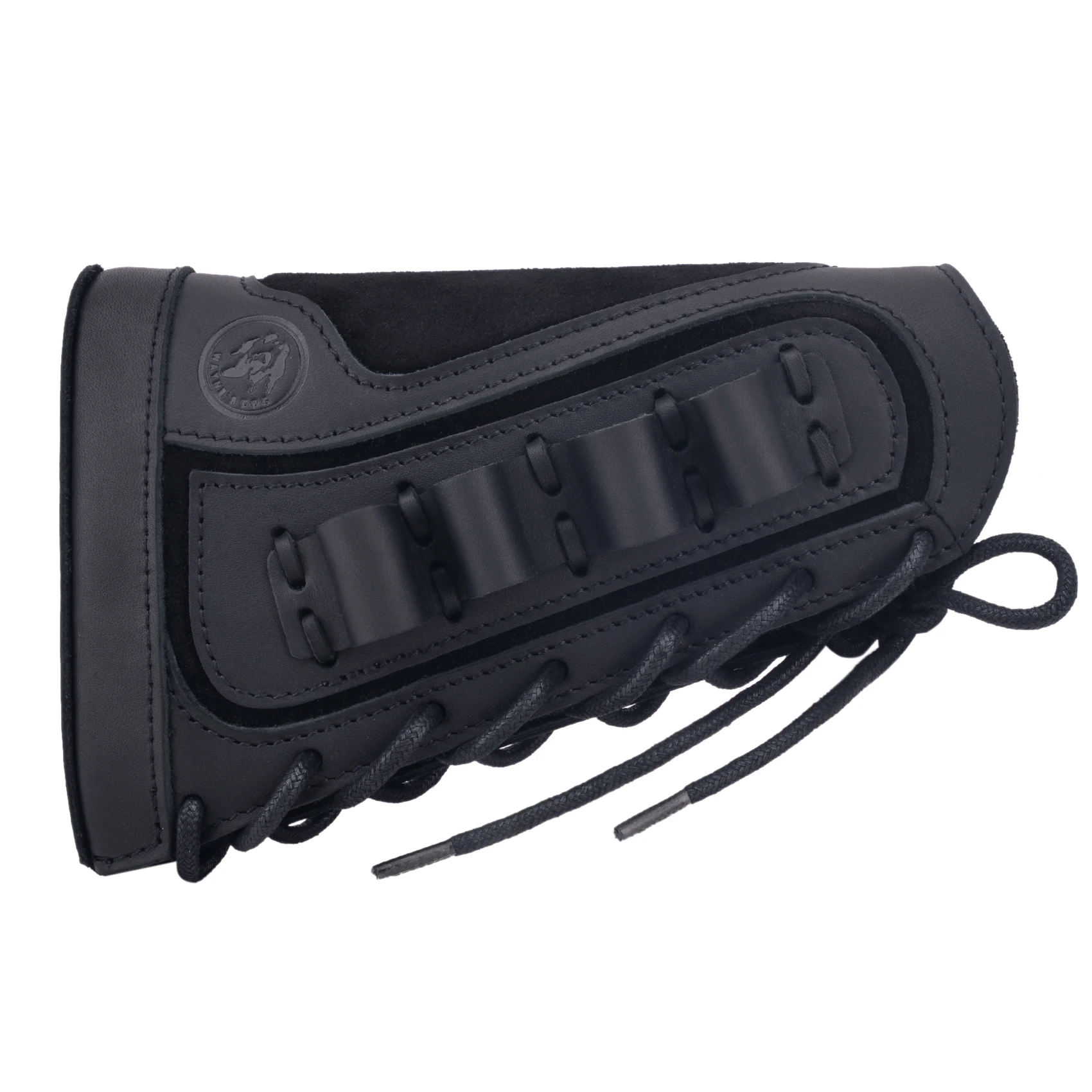 12Gauge leather Shotgun Buttstock Recoil Cheek Rest Pad For Lefty Hunter Or Righty Hunter