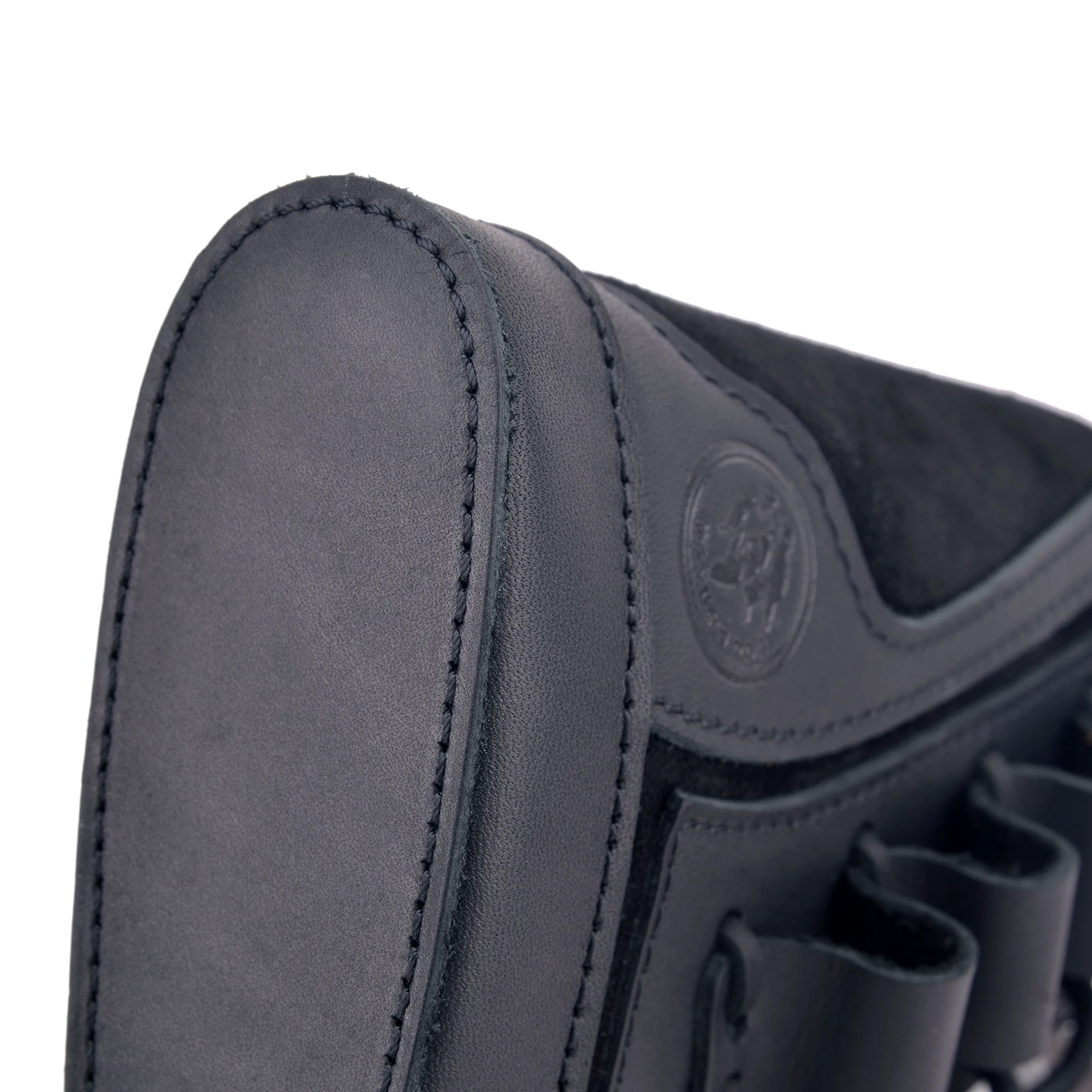 12Gauge leather Shotgun Buttstock Recoil Cheek Rest Pad For Lefty Hunter Or Righty Hunter