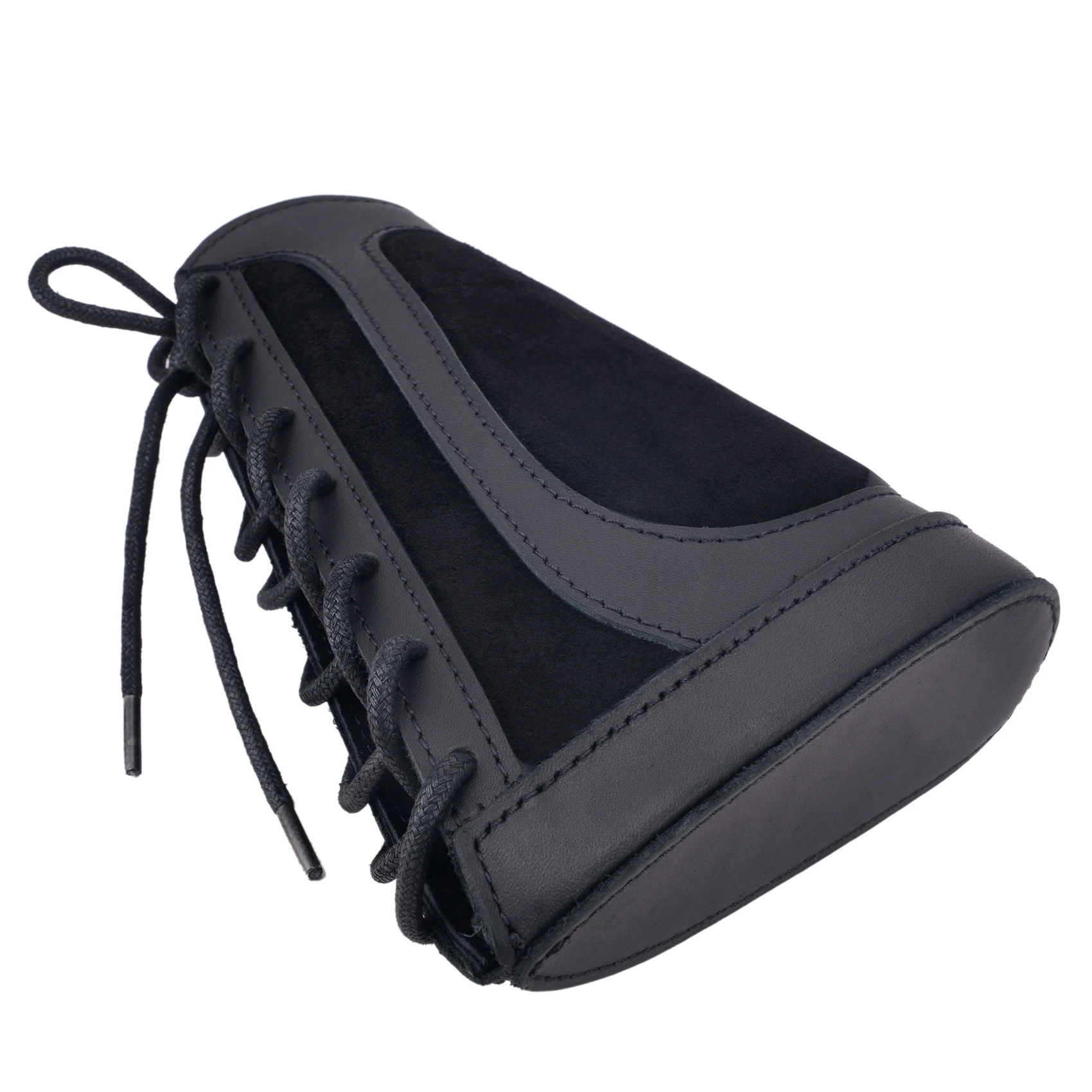 12Gauge leather Shotgun Buttstock Recoil Cheek Rest Pad For Lefty Hunter Or Righty Hunter