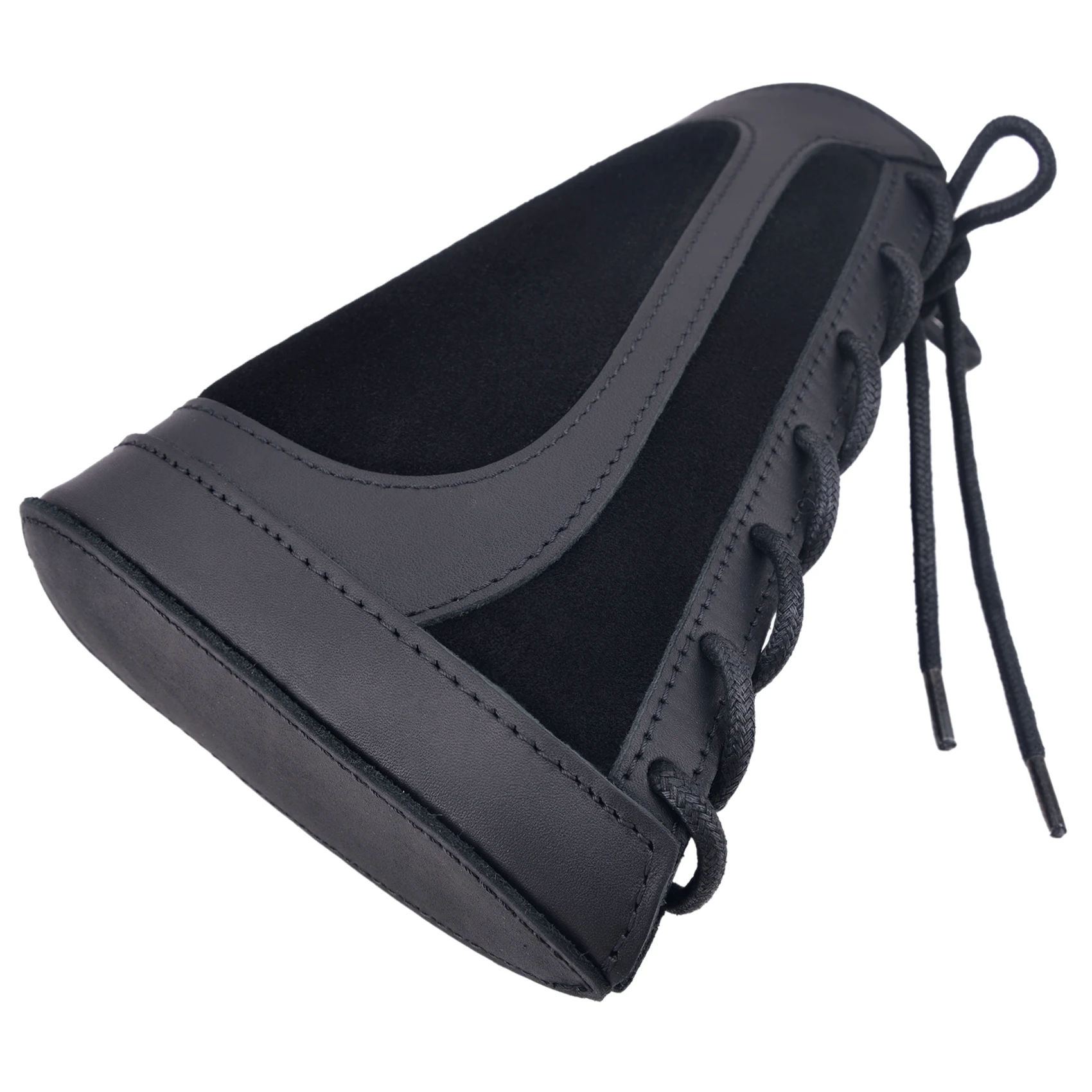 12Gauge leather Shotgun Buttstock Recoil Cheek Rest Pad For Lefty Hunter Or Righty Hunter