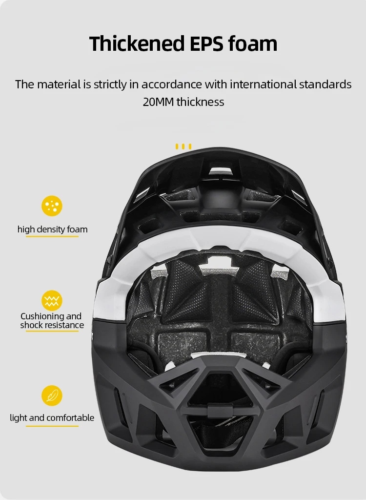 Professional Road Bicycle Helmet Safety Full Face Cycling Mtb Integrated Light Bike Helmet Man CE Certified Motorcycle Helmet