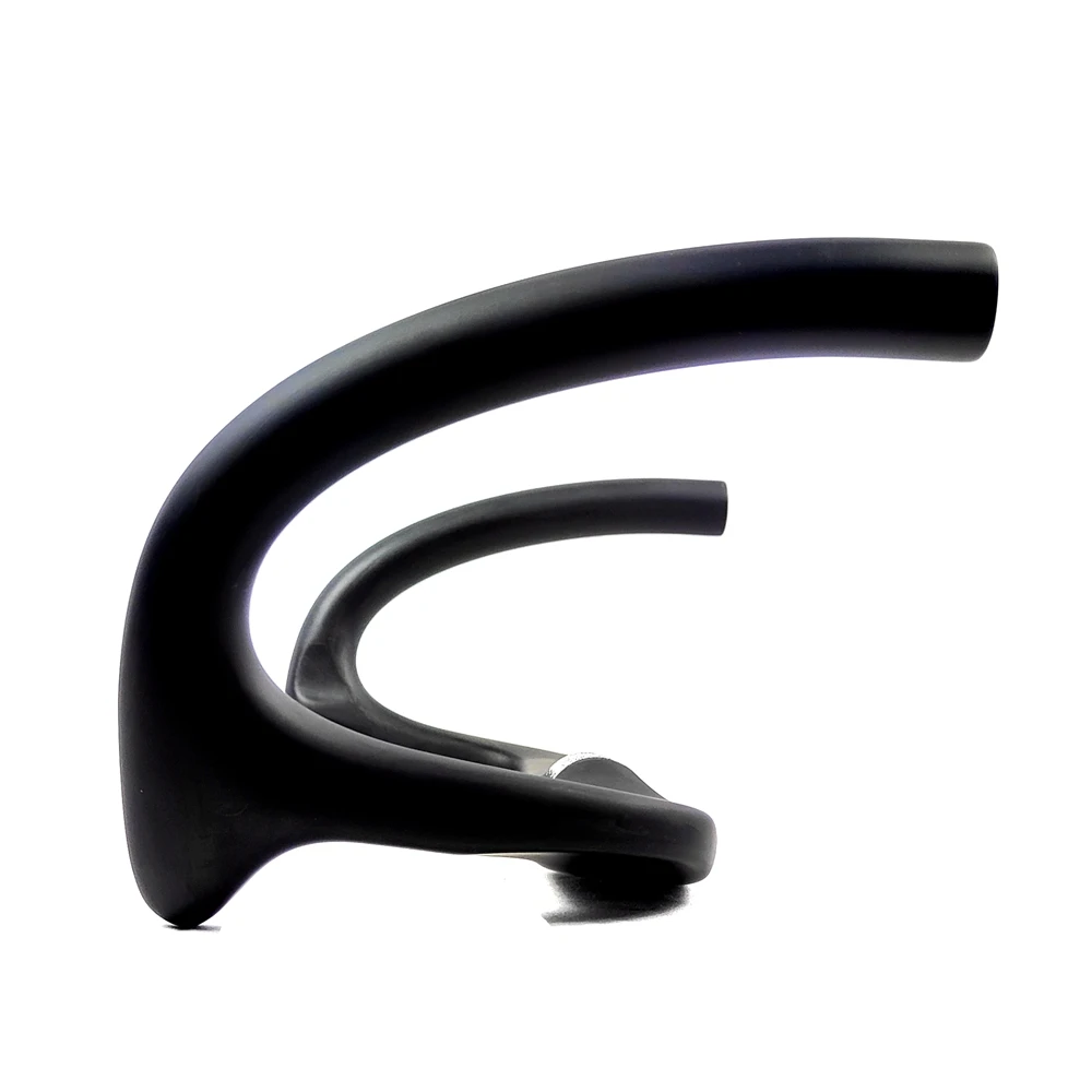 BIKEDOC HB23 New Track Bar Carbon Handlebar Drop Bar UD Gloss/Matte Finish 31.8MM*330/390MM Races Bars Bicycle Parts Ultra Light