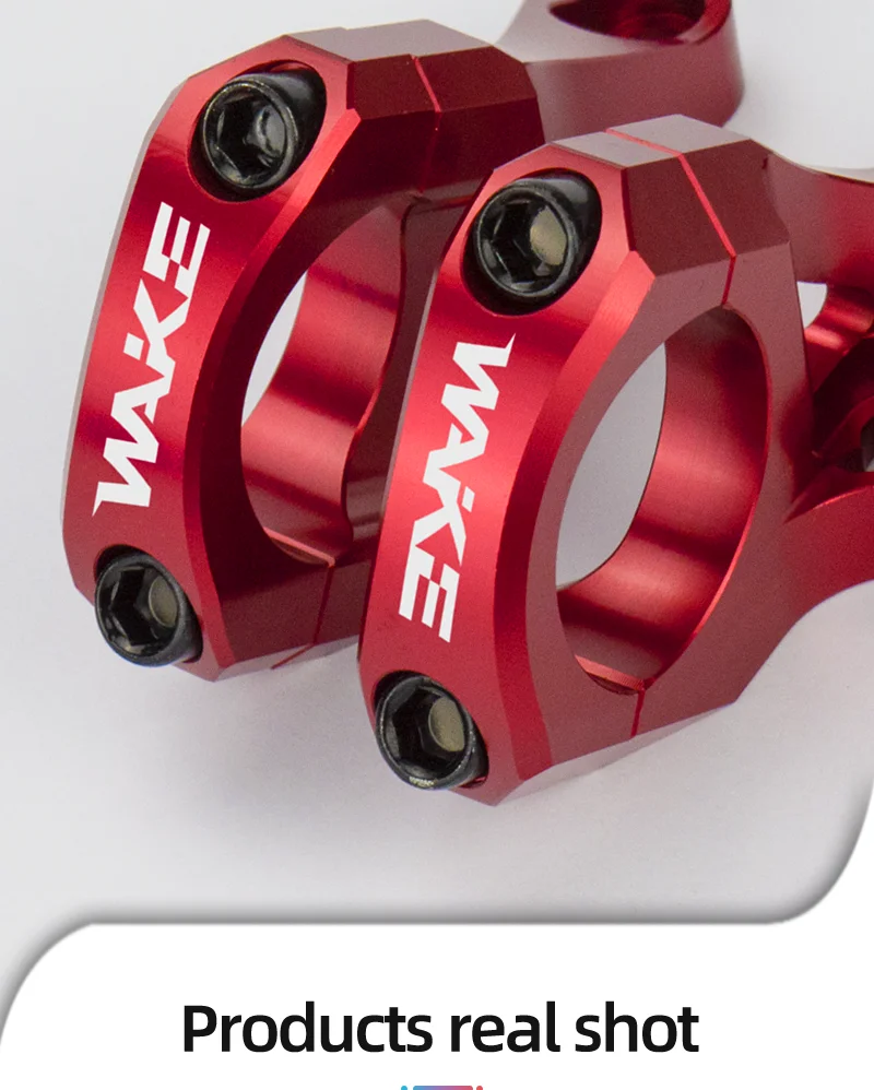 Wake DH/AM/FR MTB Bike Stem CNC Aluminum Alloy Downhill Bicycle DIRECT MOUNT STEM Handlebar 31.8mm for BMX Cycling Ultralight
