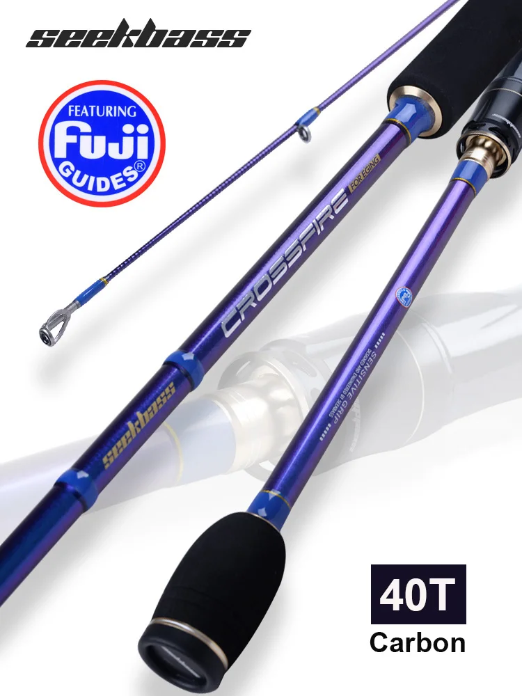 Seekbass High Carbon Egi Rod Squid Lure Rod Spinning Rod 802ML/832ML Pe 0.5-1.0 EGI Size 1.8-3.5# Super light and sensitive