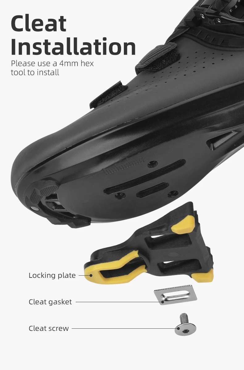 ROCKBROS Bike Pedal SPD-SL Cycling Road Bike Bicycle Self-locking Pedals Ultralight Aluminum Alloy 2 Sealed Bearing Bike Parts