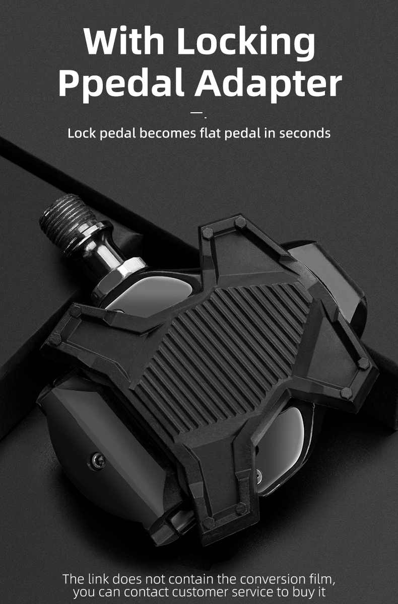 ROCKBROS Bike Pedal SPD-SL Cycling Road Bike Bicycle Self-locking Pedals Ultralight Aluminum Alloy 2 Sealed Bearing Bike Parts