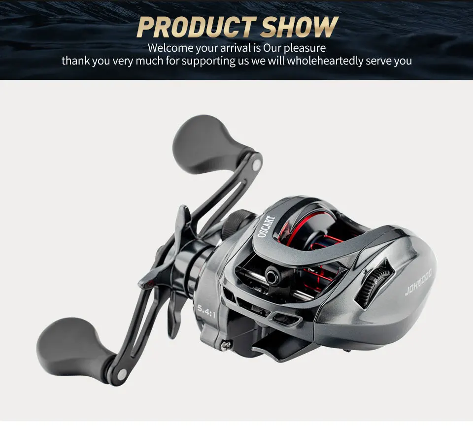 Bait Casting Fishing Reel 7.1:1 5.4:1 Saltwater Baitcasting reel and Baitcaster 9BB Casting Reel Multiplier Coil Fishing Gear