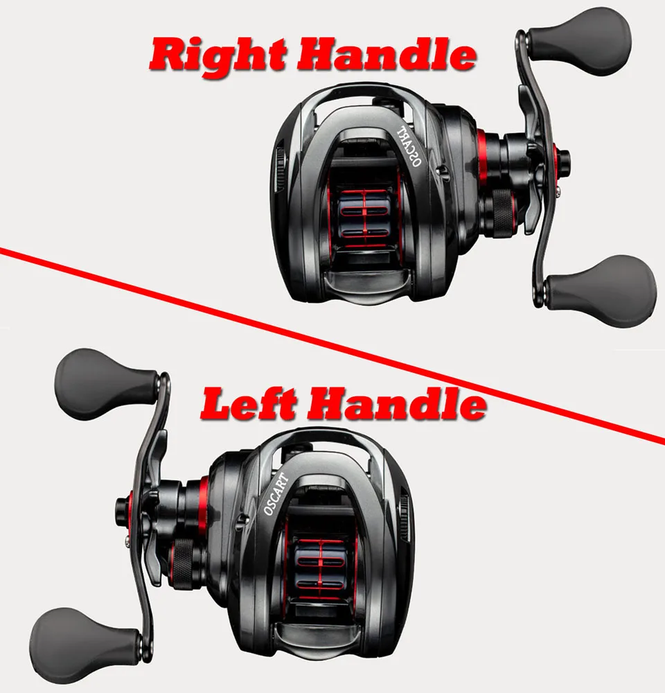 Bait Casting Fishing Reel 7.1:1 5.4:1 Saltwater Baitcasting reel and Baitcaster 9BB Casting Reel Multiplier Coil Fishing Gear