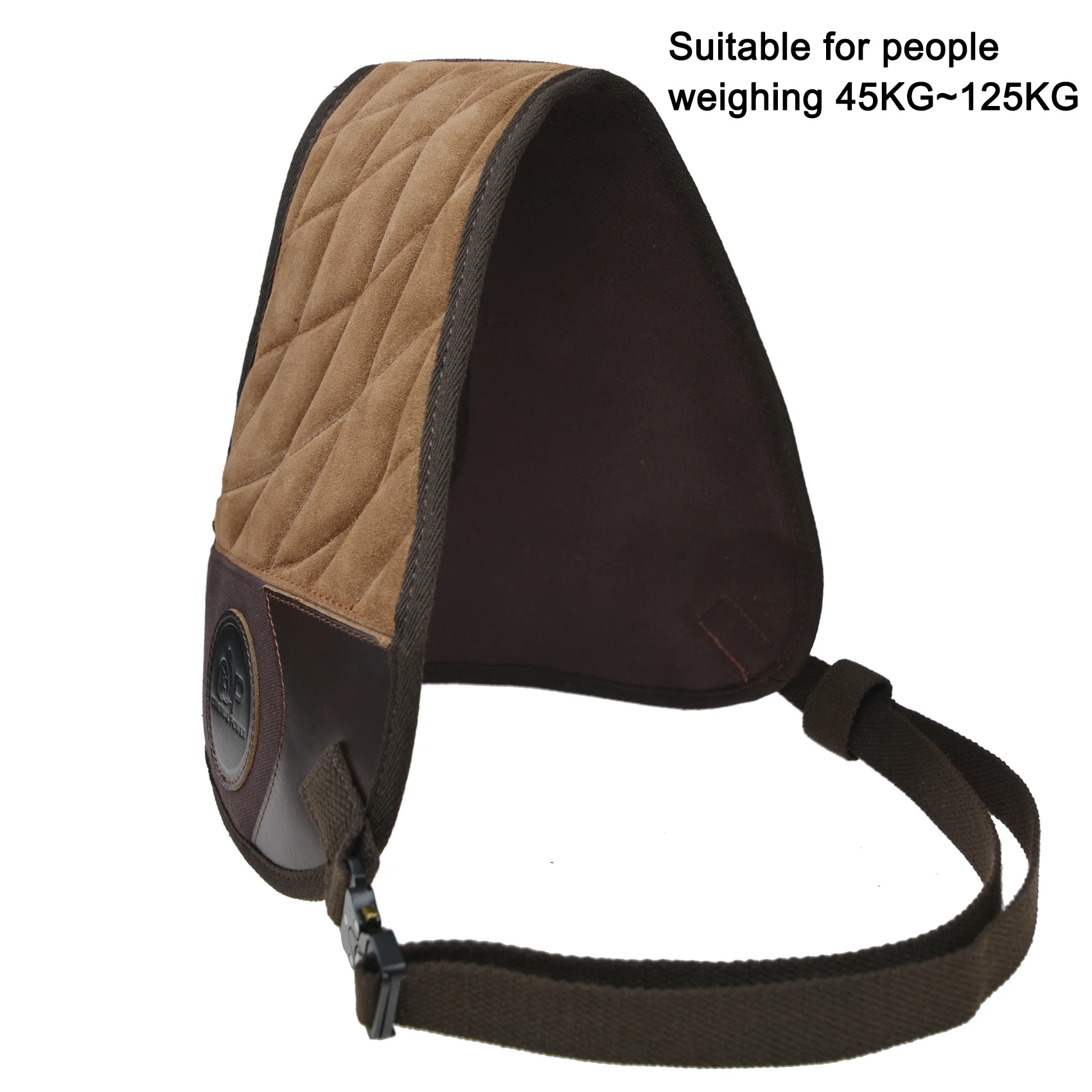 Righty Hunter Leather Protective Shirt Vest for Shotgun Rifle, Recoil Reducer Padding Vest Field Shield with Adjustable Straps