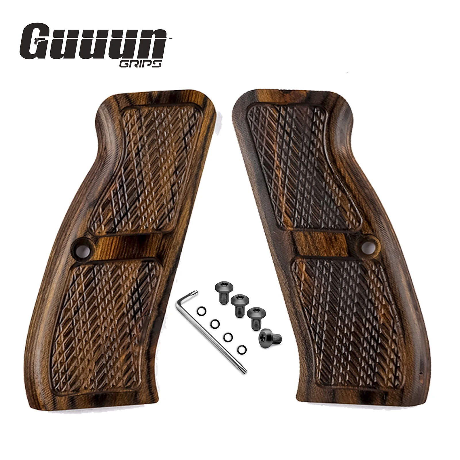 Guuun Wood Grip for CZ-75 Full Size SP-01 Grips