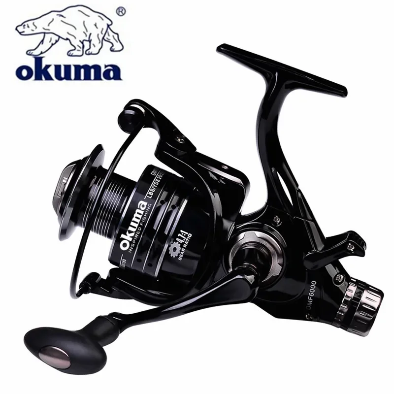 Okuma All Metal Wire Cup Spinning Fishing Boat 5.2:1 4.7:1 Rotating Drum 19KG ResistanceRotating Drum Fishing Drum 3000-6000
