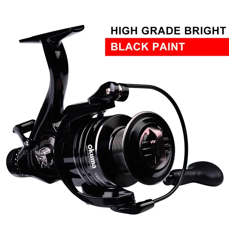 Okuma All Metal Wire Cup Spinning Fishing Boat 5.2:1 4.7:1 Rotating Drum 19KG ResistanceRotating Drum Fishing Drum 3000-6000