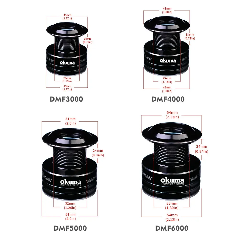 Okuma All Metal Wire Cup Spinning Fishing Boat 5.2:1 4.7:1 Rotating Drum 19KG ResistanceRotating Drum Fishing Drum 3000-6000