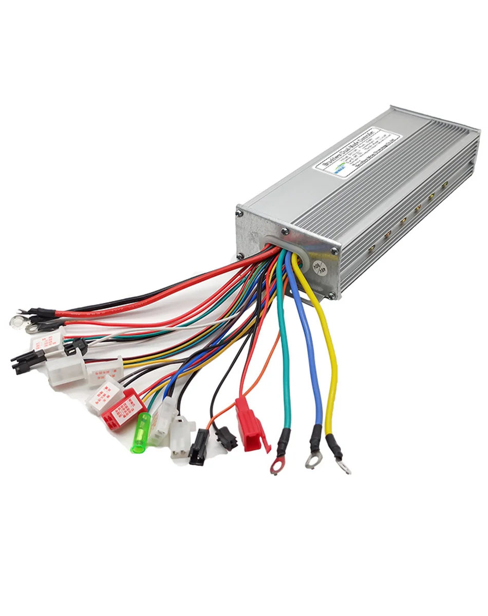 36V 48V 60V 1500W 45A Brushless Motor Universal Dual Mode Controller LCD Speed Display Throttle Set for Electric Scooter Bicycle