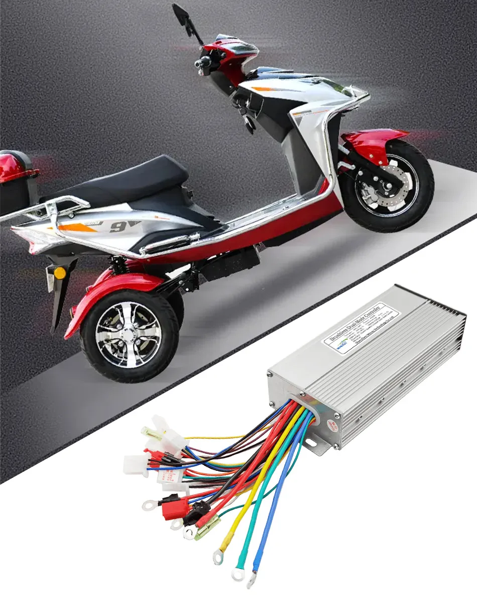 36V 48V 60V 1500W 45A Brushless Motor Universal Dual Mode Controller LCD Speed Display Throttle Set for Electric Scooter Bicycle