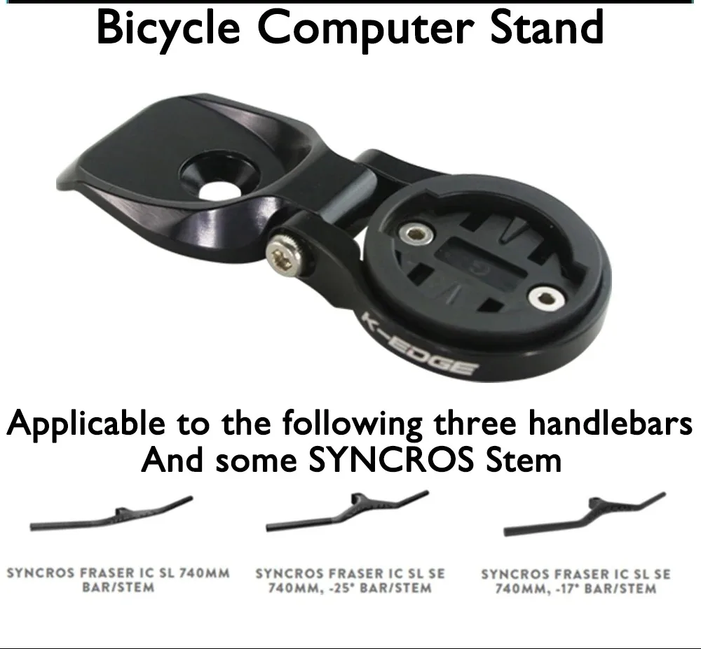 Syncros-Custom Swivel Mountain Bike Integrated Handlebars, Bike Stopwatch, Garmin Computer Stand, Bike Accessories