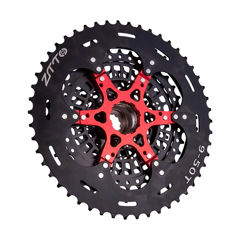 ZTTO MTB 12S 9-50T XD Cassette 9T XD Cassette Black 532g 556% RANGE 12S 9-50T L Cassette Steel 12 Speed Freewheel Sprocket XD K7