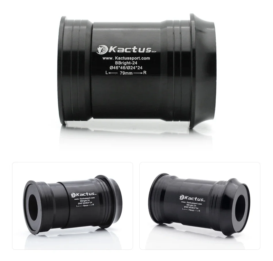BB79 Bottom Brackets Axis 24mm Fit for Cervelo Bike Frame Pressfit 46mm Ceramic Bearing Adapt For SRAM GXP /SHIMANO Chainring