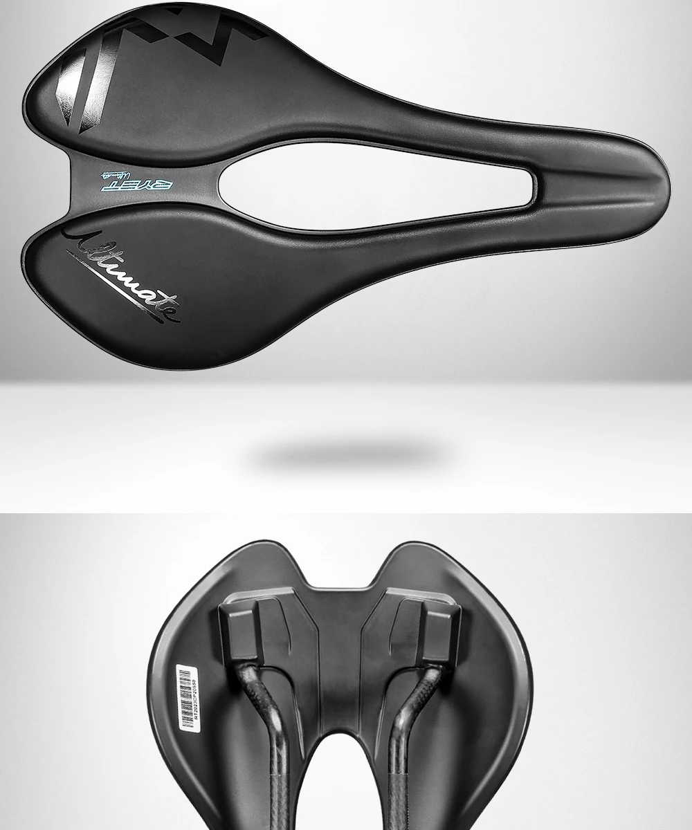 RYET 3D Printed Bicycle Saddle Ultralight Carbon EVA 245x145mm Bike Seating Part MTB Gravel Road Bike Seat Cycling Cushion