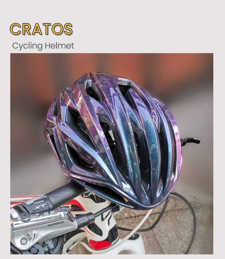 DYN CARTOS Cycling Helmet Ultralight Intergrally-molded MTB Bicycle Helmet Men Women Breathable Riding Sport Safety Helmet