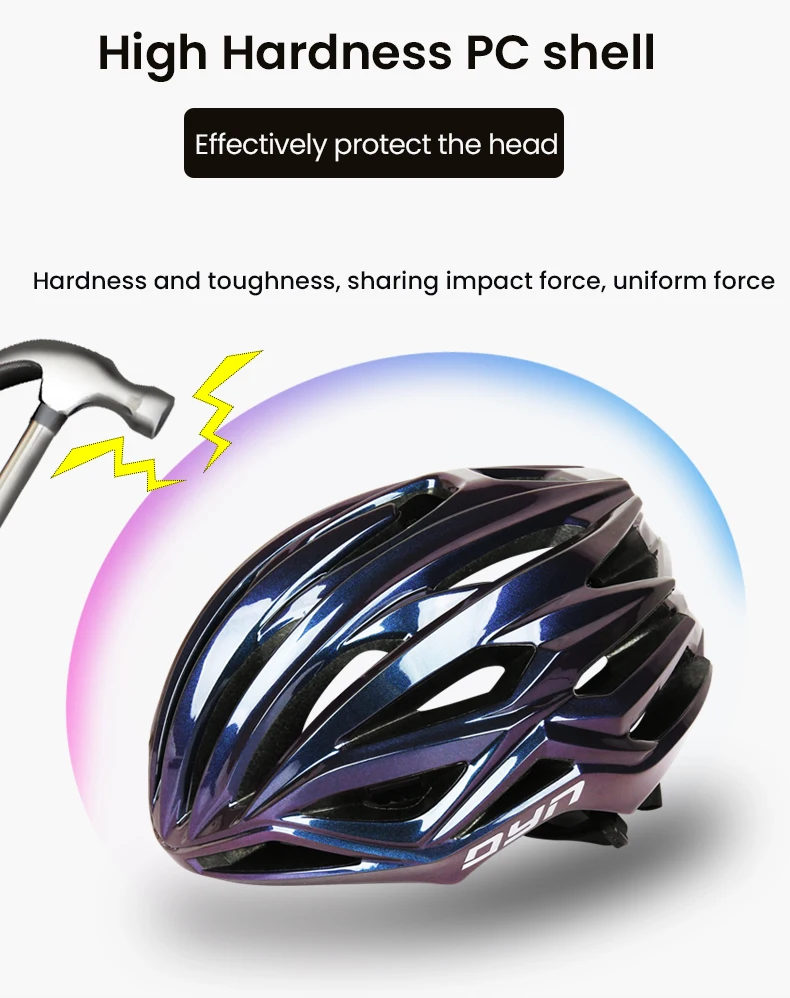 DYN CARTOS Cycling Helmet Ultralight Intergrally-molded MTB Bicycle Helmet Men Women Breathable Riding Sport Safety Helmet