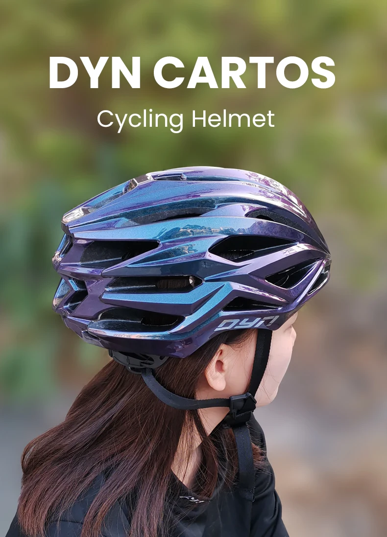 DYN CARTOS Cycling Helmet Ultralight Intergrally-molded MTB Bicycle Helmet Men Women Breathable Riding Sport Safety Helmet