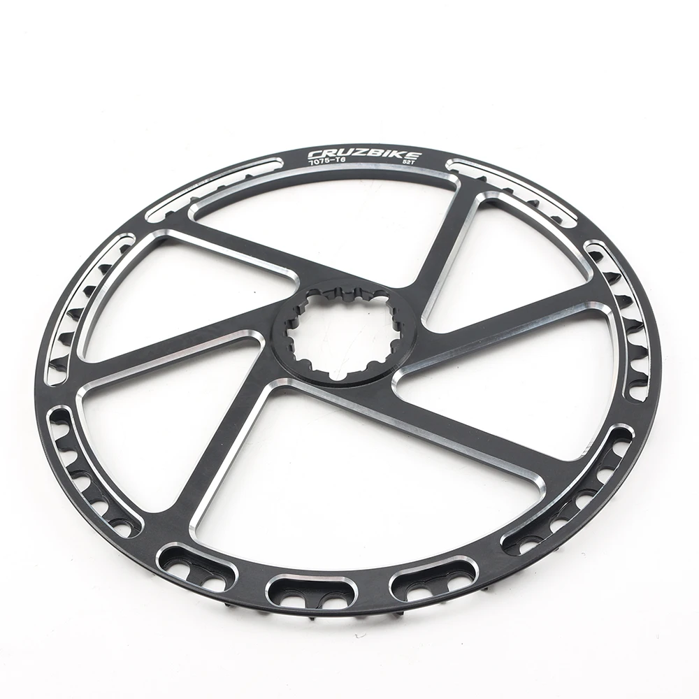CRUZbike 50T/52T Folding Bike Road Bicycle Round Chainring  Chain Ring Chainwheel Disc Protector and Tooth Disc Integrated