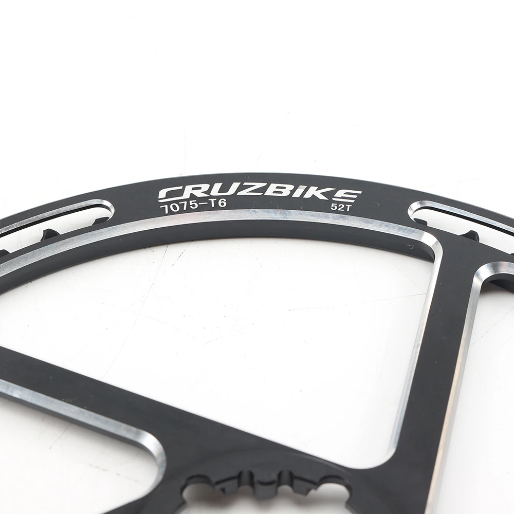 CRUZbike 50T/52T Folding Bike Road Bicycle Round Chainring  Chain Ring Chainwheel Disc Protector and Tooth Disc Integrated