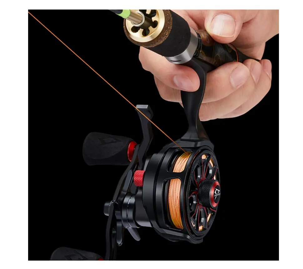 Piscifun ICX CARBON Inline Ice Fishing Reel 3.2:1 High Speed Free Fall Magnetic Smooth 5kg Max Drag Winter Reel