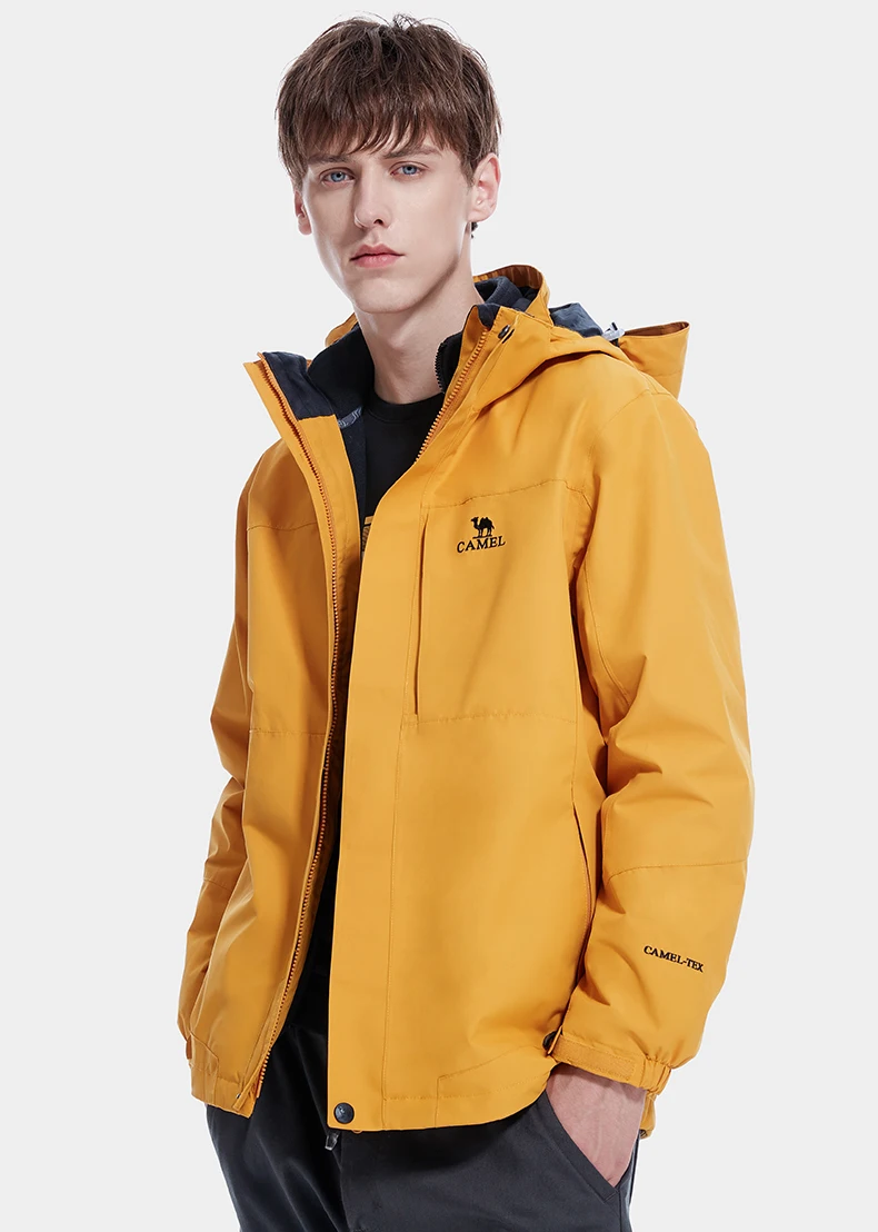 GOLDEN CAMEL Hiking Jackets Women 3 In1 Detachable Heated Fleece Jacket for Men Winter Coats Waterproof Windbreakers Clothes