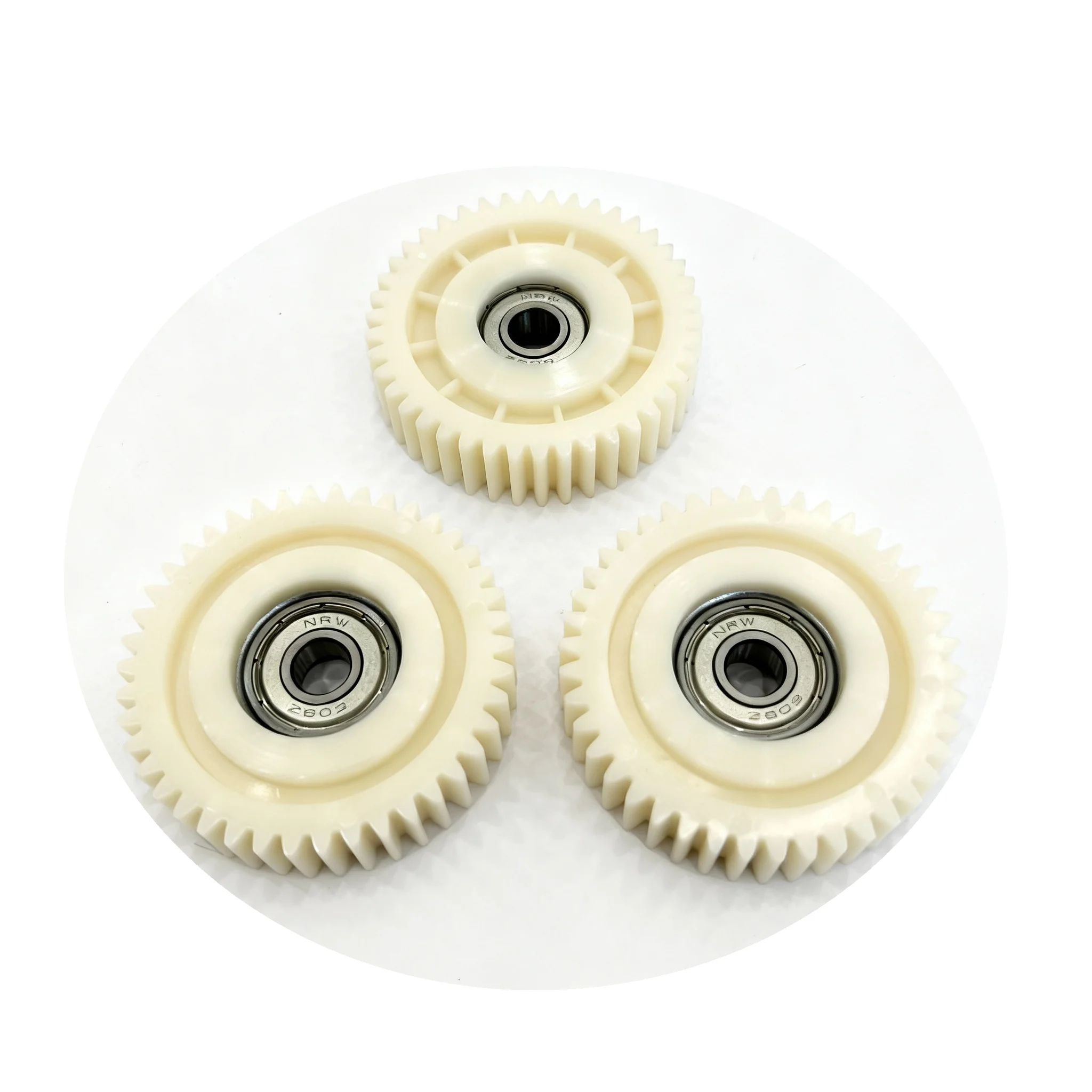 Hub Motor Nylon Gear Set 500W BPM For Electric Bike Engine Spare Part for Replacement 42 Teeth 3PCS with Circlip Ring