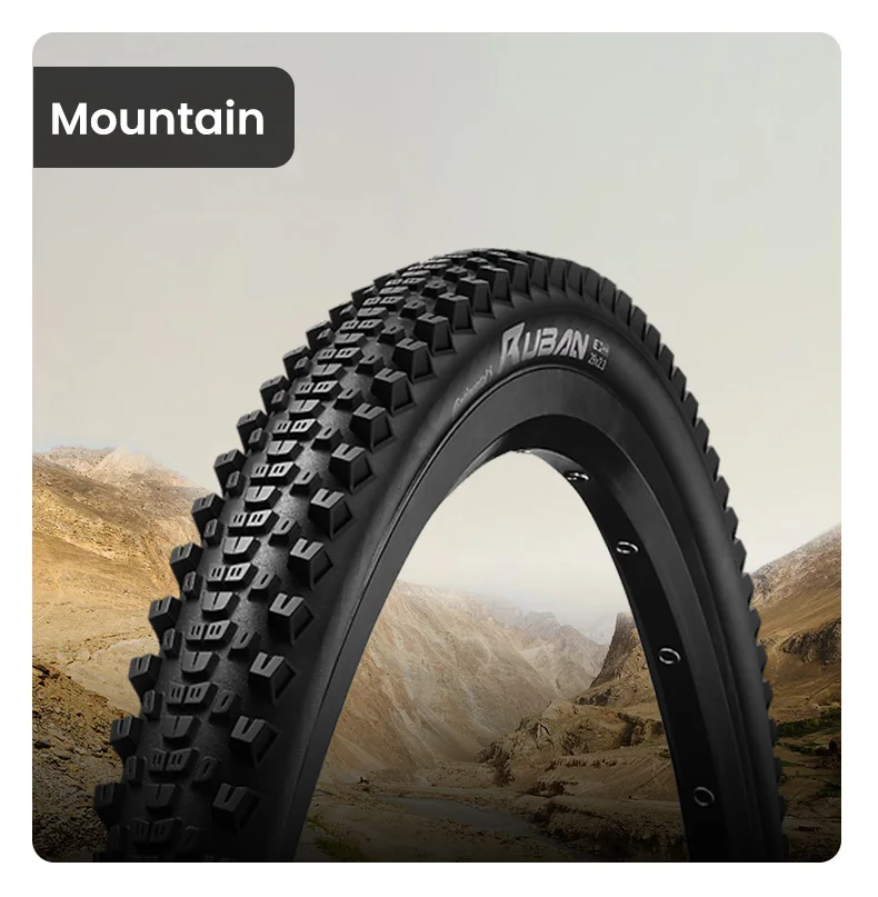 Continental Ruban Mountain Bike Tyre 29x2.10 29x2.30 Pure Grip Compound Shield Wall System E25 Tubeless Ready Folding Tire