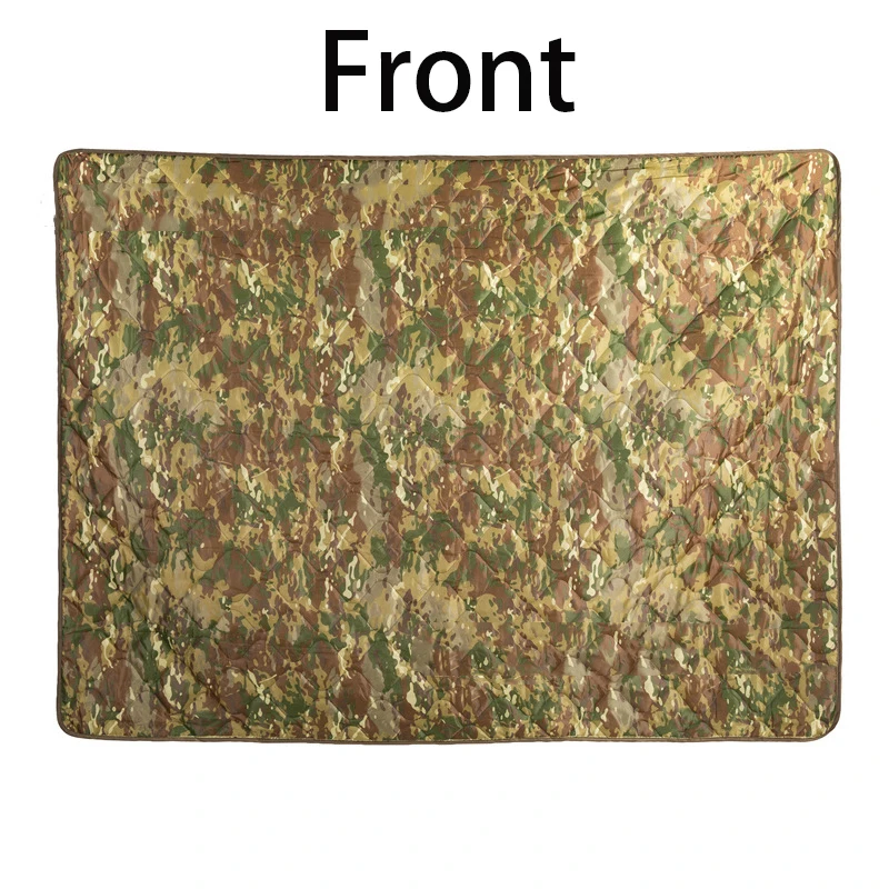 Welead Camo Woobie Ultralight Camping Quilt Travel Outdoor Camouflage Blanket Portable Warm Sleeping Bag Pad Poncho Hunting