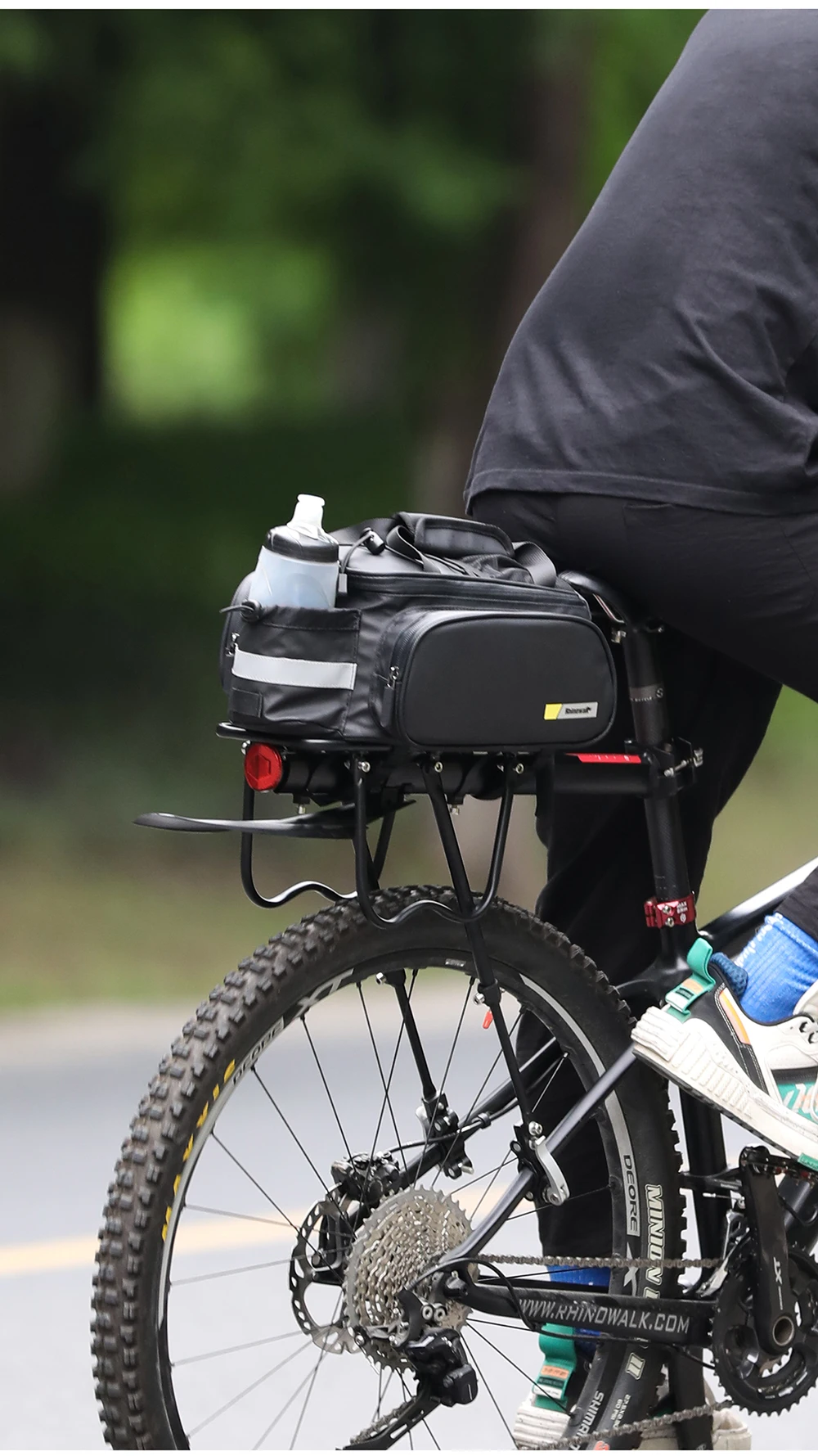Rhinowalk Bicycle Carrier Bag Big Sale Rack Trunk Pannier Bag Cycling Multifunctional Large Capacity Travel Bag With Rain Cover
