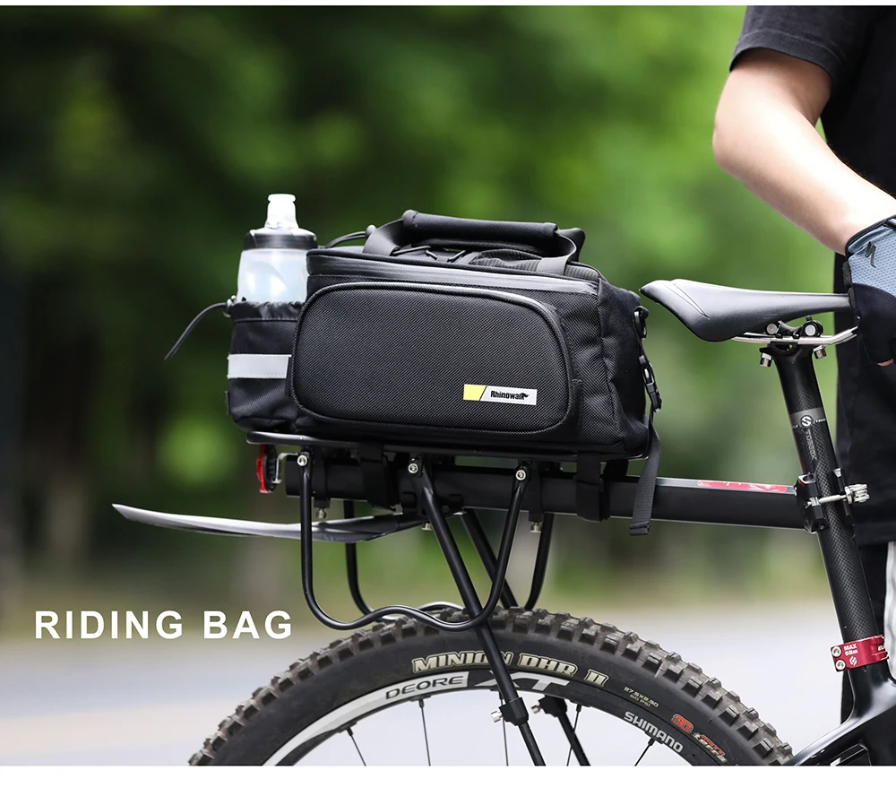 Rhinowalk Bicycle Carrier Bag Big Sale Rack Trunk Pannier Bag Cycling Multifunctional Large Capacity Travel Bag With Rain Cover