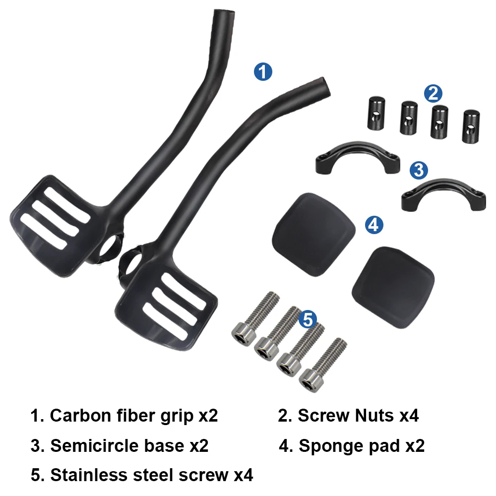 Carbon Triathlon Handles, Bike Triathlon Extender, TT Handlebar Aerobar, RXL SL, 31.8mm, 30°/40°/50°, TT Bar Carbon