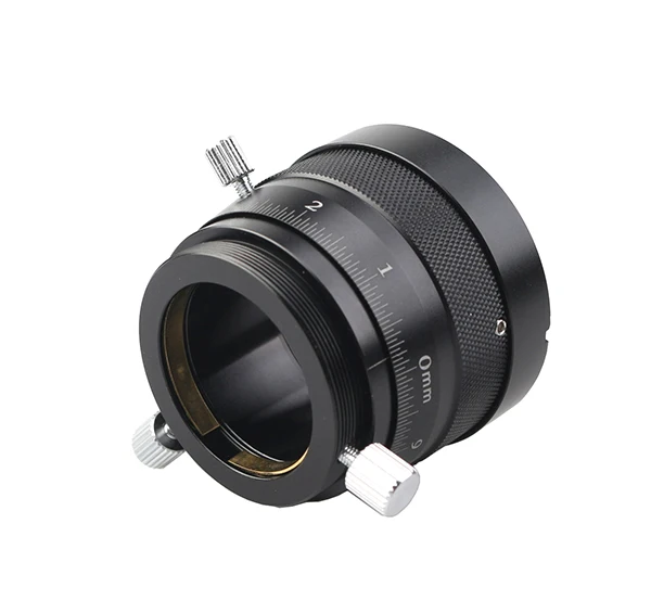 LAIDA1.25" Double Helical Focuser for ZWO QHY Off-Axis Guider OAG Deep-Sky Imaging Black LD2071D
